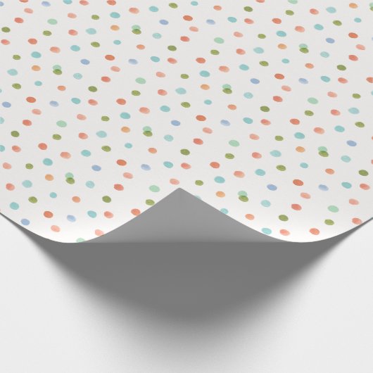 Dreamy Confetti: Niedliche, farbenfrohe Weihnachte Geschenkpapier (Ecke)