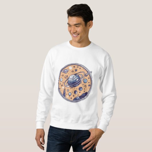 Dreamy Cosmic Sphere Sweatshirt (Vorne ganz)