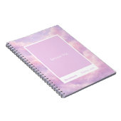 Dreamy Cotton Candy Cloudscape Block Quote Classic Notizblock (Rechte Seite)