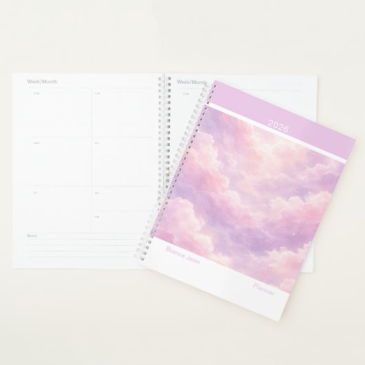 Dreamy Cotton Candy Cloudscape Modern Large Planer (Anzeige)