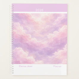 Dreamy Cotton Candy Cloudscape Modern Large Planer