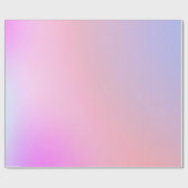 Dreamy Cotton Candy Pastel Gradient Geschenkpapier (Flach)
