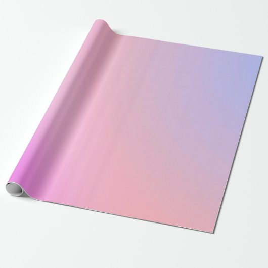 Dreamy Cotton Candy Pastel Gradient Geschenkpapier (Ungerollt)