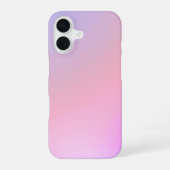 Dreamy Cotton Candy Pastel Gradient iPhone 16 Hülle (Rückseite)
