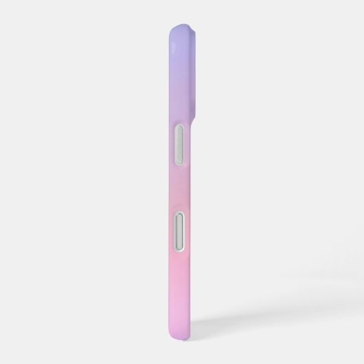 Dreamy Cotton Candy Pastel Gradient iPhone 16 Hülle (Rechte Seite)
