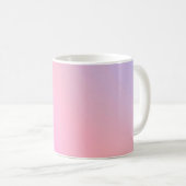 Dreamy Cotton Candy Pastel Gradient Kaffeetasse (VorderseiteRechts)
