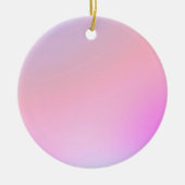 Dreamy Cotton Candy Pastel Gradient Keramik Ornament (Vorne)