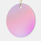 Dreamy Cotton Candy Pastel Gradient Keramik Ornament (Links)