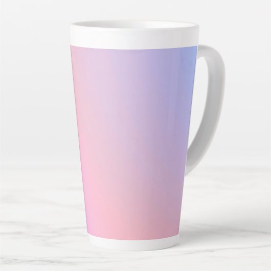 Dreamy Cotton Candy Pastel Gradient Milchtasse (Rechte Ecke)
