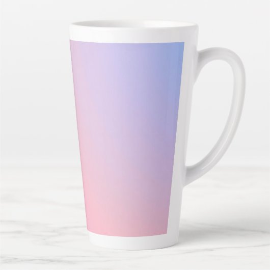 Dreamy Cotton Candy Pastel Gradient Milchtasse (Rechts)