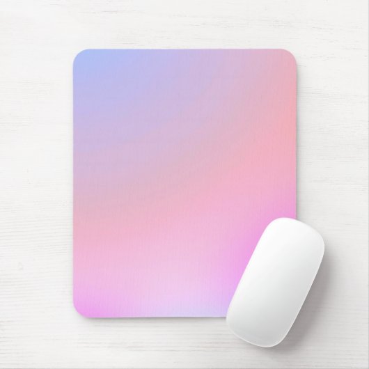 Dreamy Cotton Candy Pastel Gradient Mousepad (Mit Mouse)