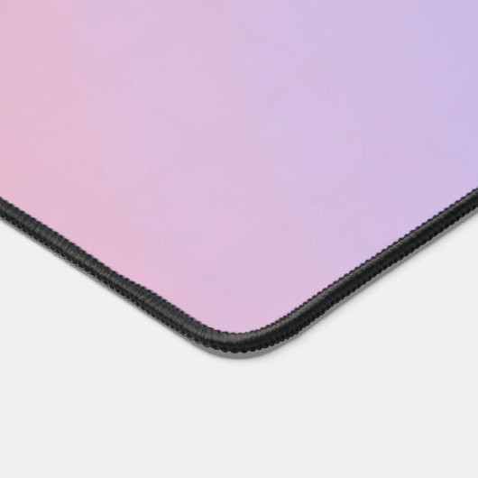 Dreamy Cotton Candy Pastel Gradient Schreibtischunterlage (Ecke)