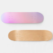 Dreamy Cotton Candy Pastel Gradient Skateboard (Horizontal)