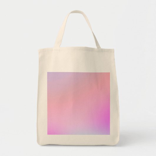 Dreamy Cotton Candy Pastel Gradient Tragetasche (Vorne)