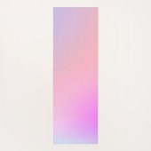 Dreamy Cotton Candy Pastel Gradient Yogamatte (Rückseite)