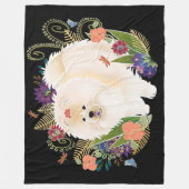 DREAMY CREAMY Creme Chow Fleecedecke (Vorderseite)