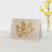 Dreamy Creamy White Jonquilla Blume Art Note Card Karte (Gelbe Blume)