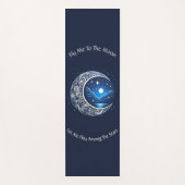 Dreamy Crescent Moon Yogamatte (Vorderseite)