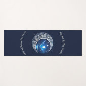 Dreamy Crescent Moon Yogamatte (Vorderseite (Horizontal))