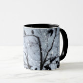 Dreamy Crow Snowfall Tasse (VorderseiteRechts)