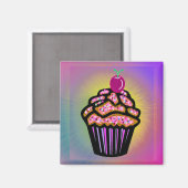 Dreamy Cupcake Magnet (Vorderseite/Rückseite)