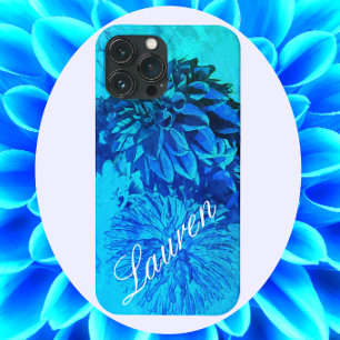 Dreamy Dahlia Freuen Sie sich auf schöne Blues Case-Mate iPhone Hülle