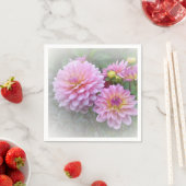 Dreamy Dahlias Serviette (Beispiel)