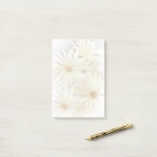 Dreamy Daisies 2 Post-it Klebezettel (Auf Schreibtisch)