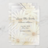 "Dreamy Daisies 2" Save the Date (Vorne/Hinten)
