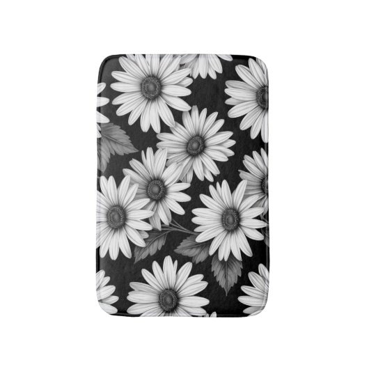 Dreamy Daisies Badematte (Vorderseite Vertikal)