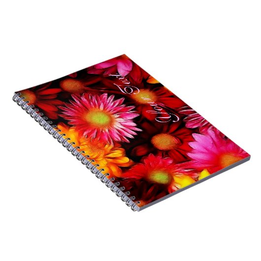 Dreamy Daisies Floral Notebook Notizblock (Rechte Seite)