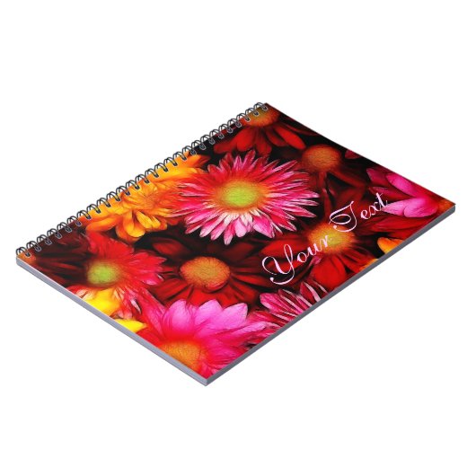 Dreamy Daisies Floral Notebook Notizblock (Linke Seite)