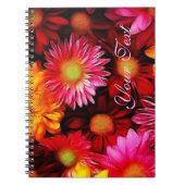 Dreamy Daisies Floral Notebook Notizblock (Vorderseite)
