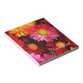 Dreamy Daisies florales Notepad Notizblock (angewinkelt)