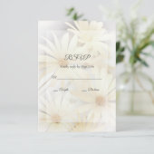Dreamy Daisis 2 RSVP-Karte RSVP Karte (Stehend Vorderseite)