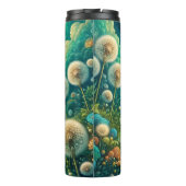Dreamy Dandelion Meadow Cosmic Night Thermosbecher (Rückseite)