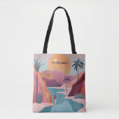 Dreamy Desert Oasis Tote Bag Tasche (Vorderseite)