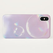 Dreamy Dimension: Holographic Bubble iPhone Case (Rückseite (Horizontal))