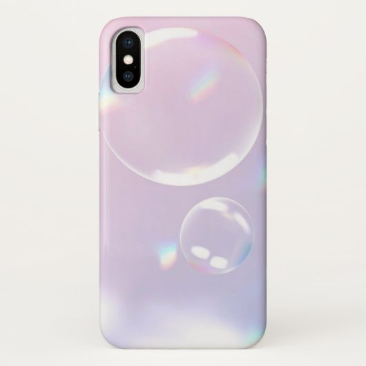 Dreamy Dimension: Holographic Bubble iPhone Case (Rückseite)