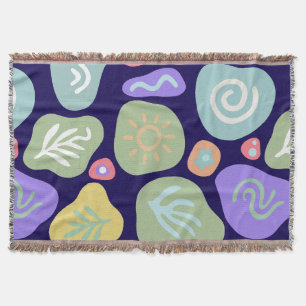 Dreamy Doodles - Vibrant Boho Nature Motif Design Decke