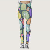 Dreamy Doodles - Vibrant Boho Nature Motif Design Leggings (Vorderseite)