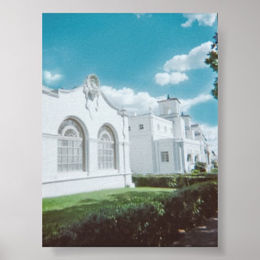 Dreamy Downtown Hot Springs Vintage Poster (Vorne)