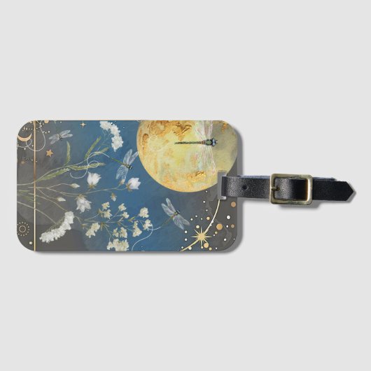 Dreamy Dragonfly Akryllische Gepäckmarke Gepäckanhänger (Vorderseite (Horizontal))