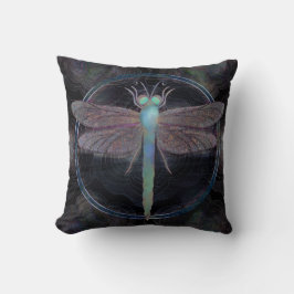 Dreamy Dragonfly “Messenger of Quantum Flight” Kissen