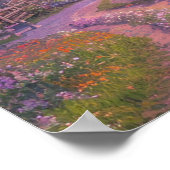 Dreamy Dusk: Eine ruhige Landschaft Poster (Ecke)