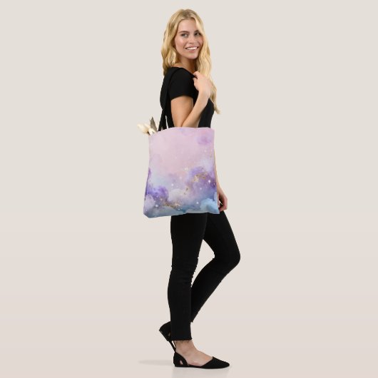 Dreamy Eastern Clouds - Mystical Pastel Tote Bag Tasche (Am Model)