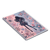 Dreamy Elegance: Pastel Fantasy Notebook Cover Notizblock (Rechte Seite)