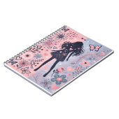 Dreamy Elegance: Pastel Fantasy Notebook Cover Notizblock (Linke Seite)