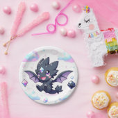 Dreamy Enchanted Dragon Baby Shower Pappteller (Party)