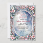 Dreamy Enchanted Garden in Spring Baby Shower Einladung (Vorderseite)